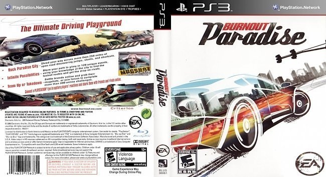 dvd cover Burnout Paradise1