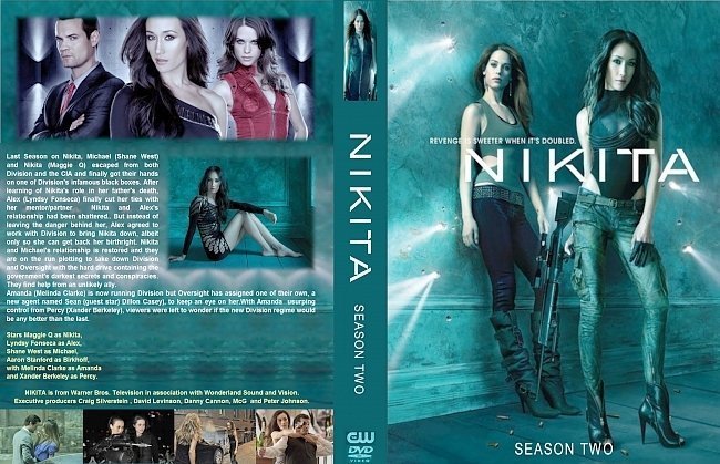 dvd cover Nikita: Season 2 R0 CUSTOM