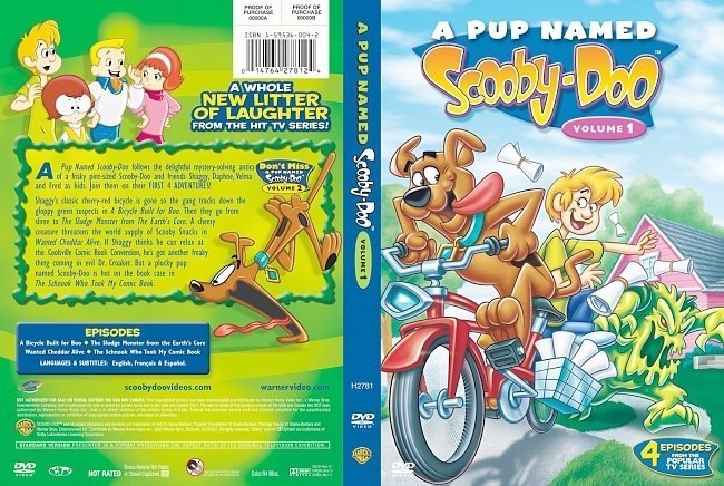 dvd cover A Pup Named Scooby Doo Vol 1