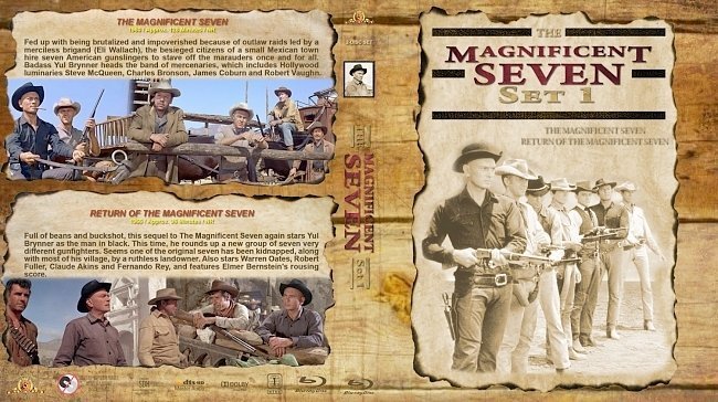 dvd cover The Magnificent Seven Set 1