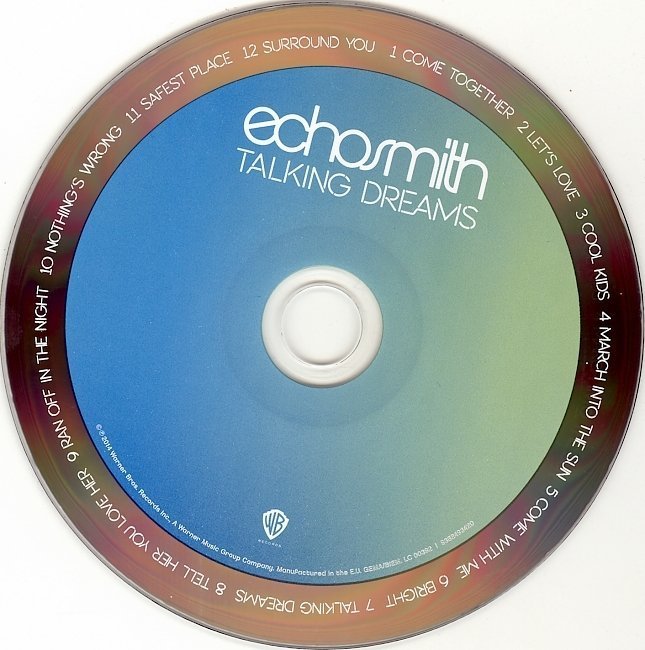 dvd cover Echosmith - Talking Dreams