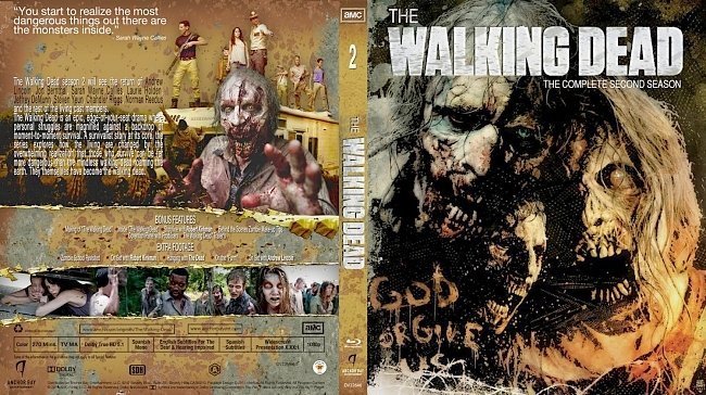 dvd cover The Walking Dead Season 2 Bluray
