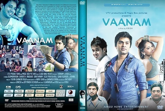 dvd cover Vaanam