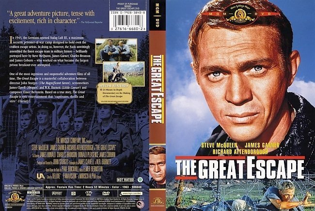 dvd cover The Great Escape Jmann770
