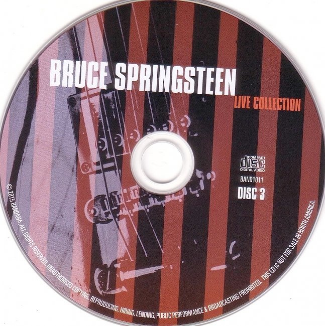 dvd cover Bruce Springsteen - Live Collection