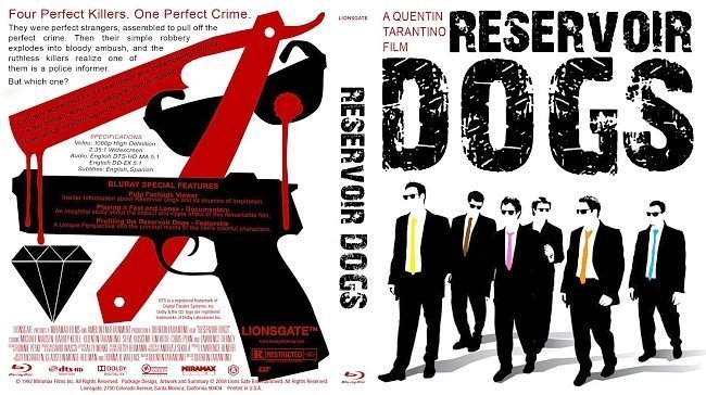 dvd cover Reservoir Dogs