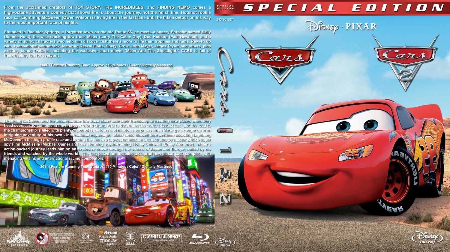 Cars Cars 2 Dvd Covers And Labels