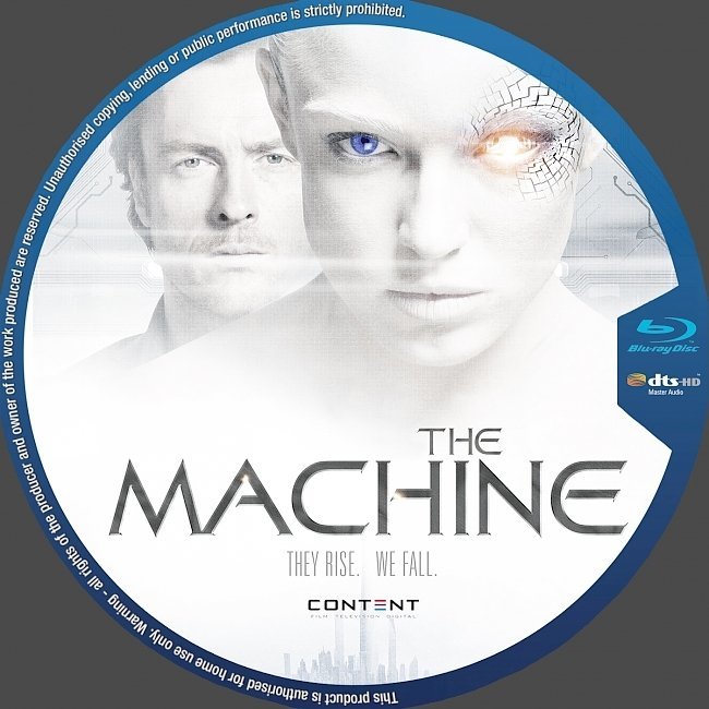 dvd cover The Machine R0 Custom Blu-Ray