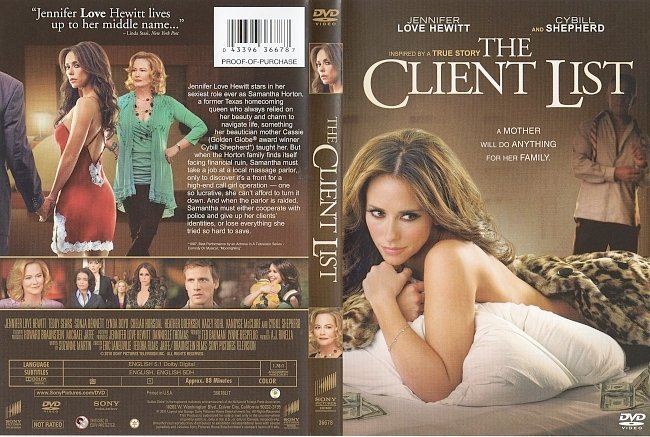dvd cover The Client List (2010)