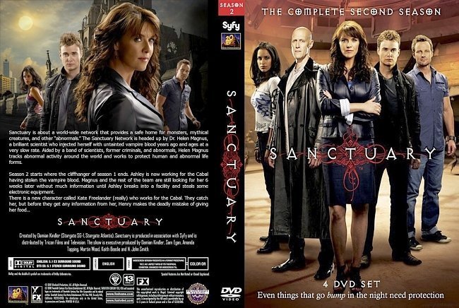 dvd cover Sanctuary Season 2