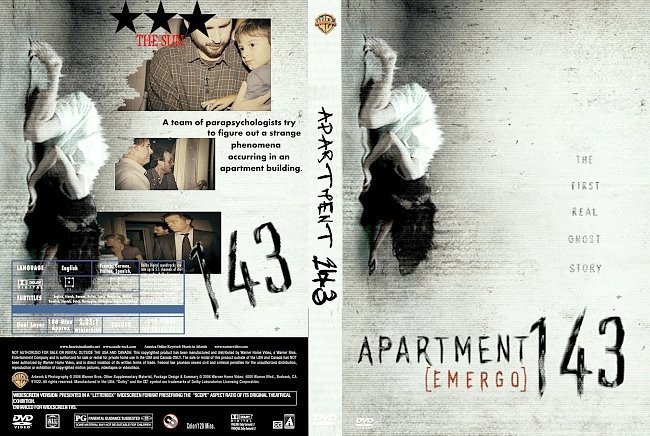 dvd cover Apartment 143 (2011) R0