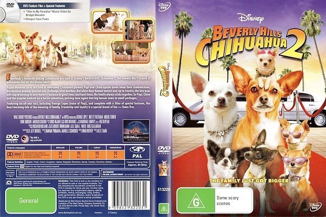 dvd cover Beverly Hills Chihuahua 2 (2011) WS R4