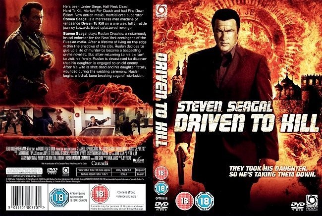 dvd cover Driven To Kill (2009) R2
