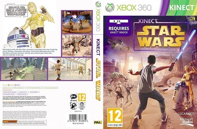 dvd cover Kinect: Star Wars