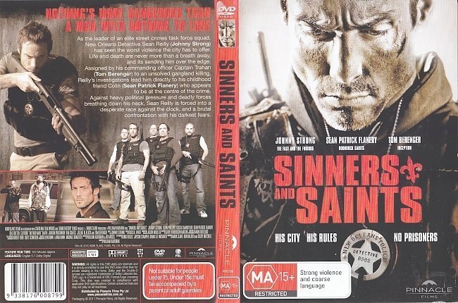 dvd cover Sinners And Saints (2010) R4