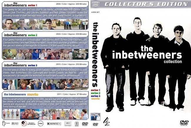 dvd cover The Inbetweeners Collection