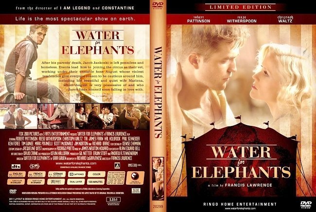 dvd cover Water For Elephants