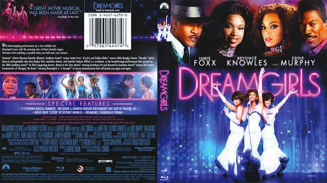 dvd cover Dreamgirls
