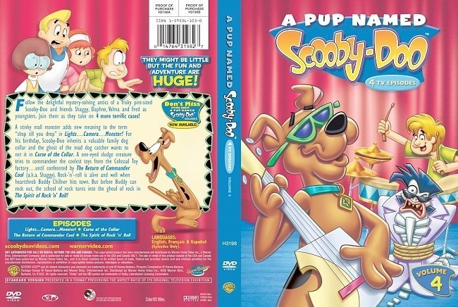 dvd cover A Pup Named Scooby Doo Vol 4
