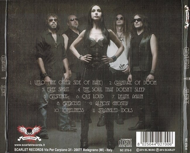 dvd cover Cadaveria - Silence