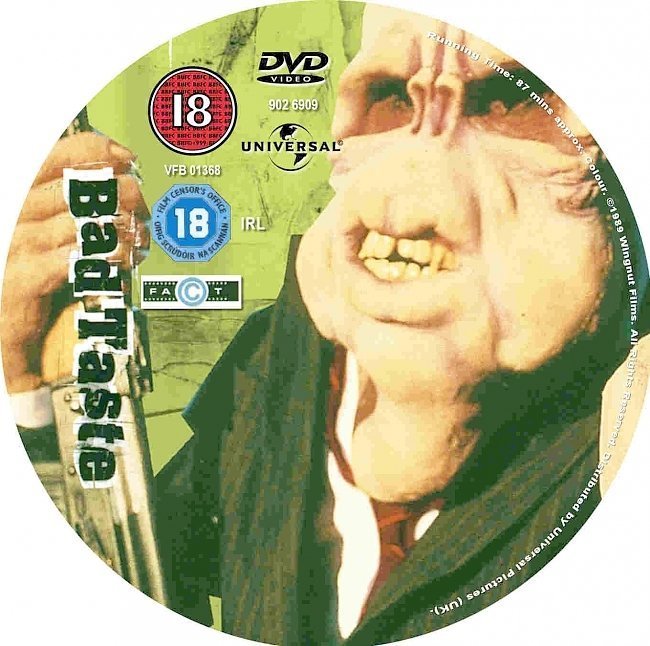 dvd cover Bad Taste (2002)