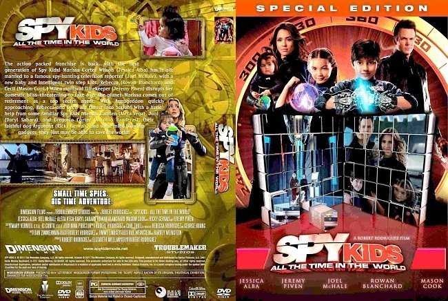 dvd cover Spy Kids: All the Time in the World 4 Front