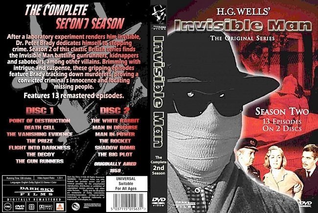 dvd cover Invisible Man Season 2