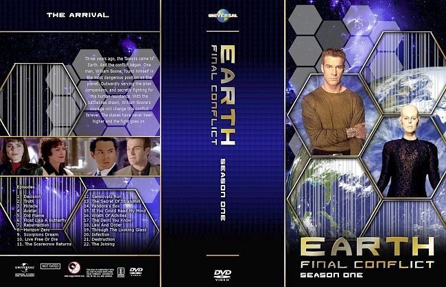 dvd cover Earth Final Conflict Season 1