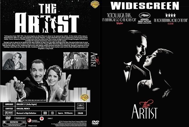 dvd cover The Artist (2011)