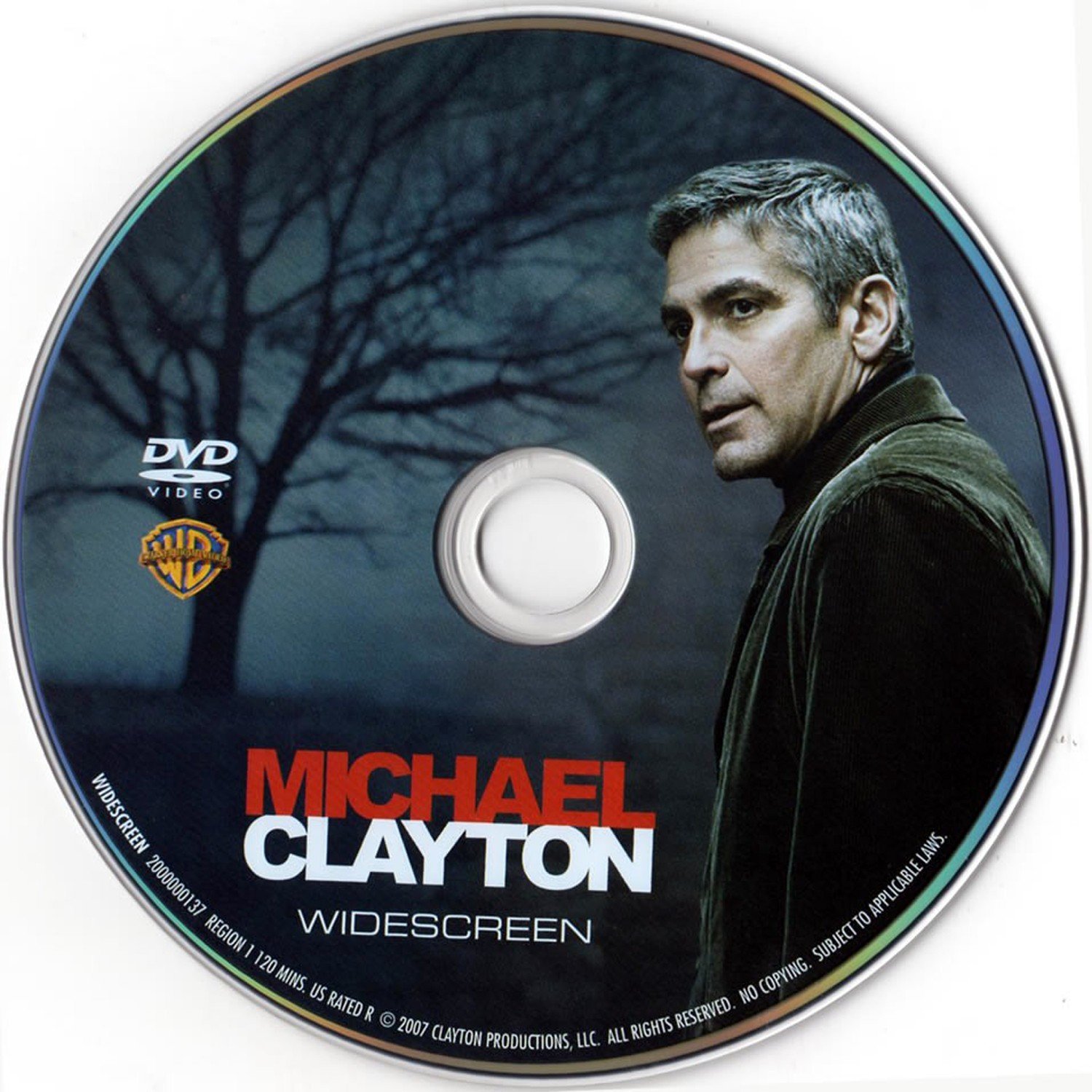 michael clayton 2007 ws r1 r2 dvd covers labels