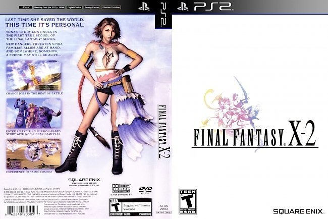 dvd cover Final Fantasy X 2