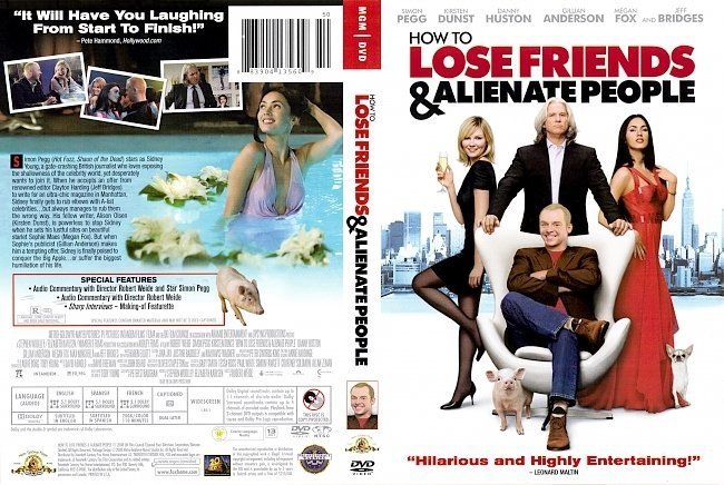 dvd cover How To Lose Friends And Alienate People (2009) R1