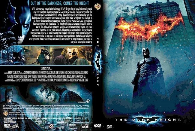 dvd cover Batman: The Dark Knight (2008) WS R1