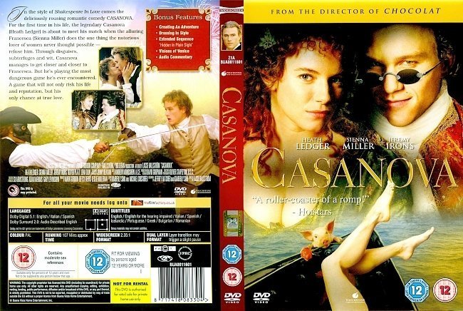 dvd cover Casanova (2005) WS R2