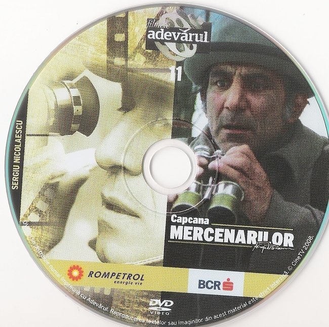 dvd cover Capcana Mercenarilor ROMANIAN R5