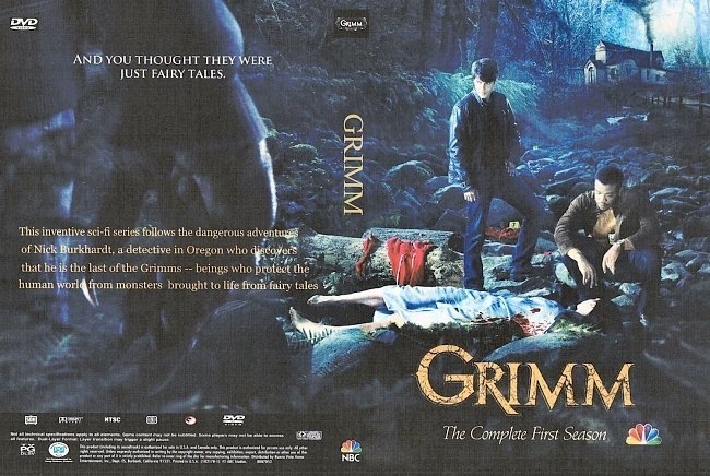 dvd cover Grimm Season 1