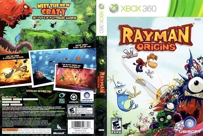 dvd cover Rayman Origins