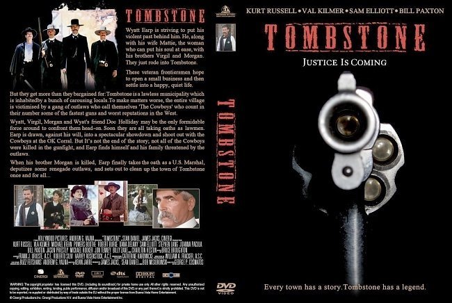 dvd cover Tombstone