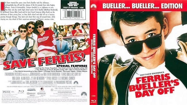 dvd cover Ferris Bueller's Day Off Bueller Edition