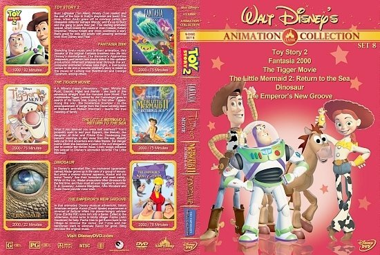 dvd cover Walt Disney's Classic Animation Collection Set 8