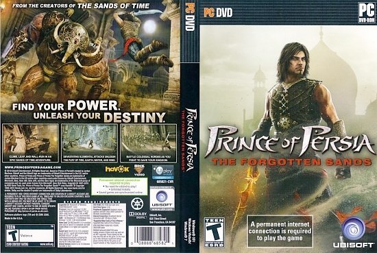 dvd cover Prince of Persia The Forgotten Sands NTSC f