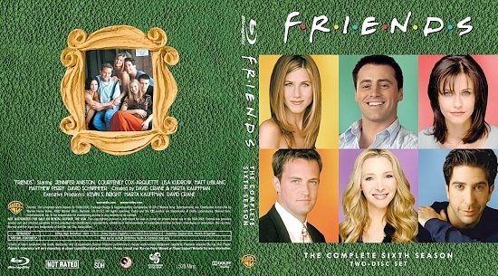 dvd cover Friends The Complete Sixth Season
