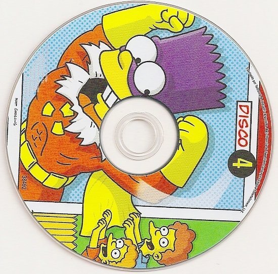 dvd cover The Simpsons: Season 12 (Spanish)