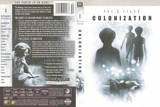 dvd cover X Files Colonization Set, 1 of 3