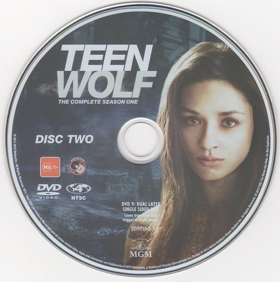 dvd cover Teen Wolf (2011) R4