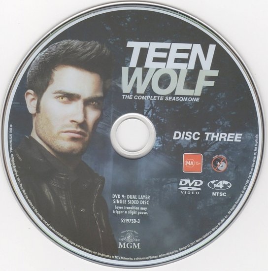dvd cover Teen Wolf (2011) R4
