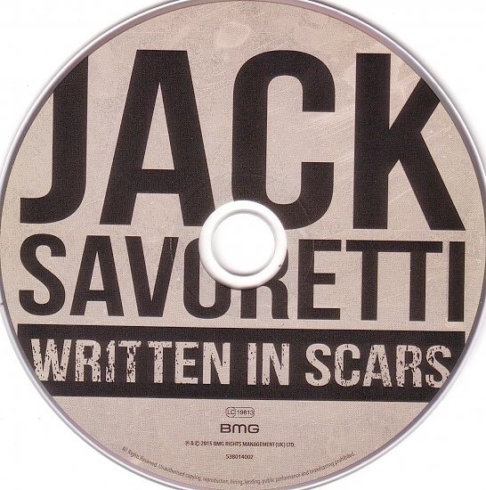 dvd cover Jack Savoretti - Written In Scars