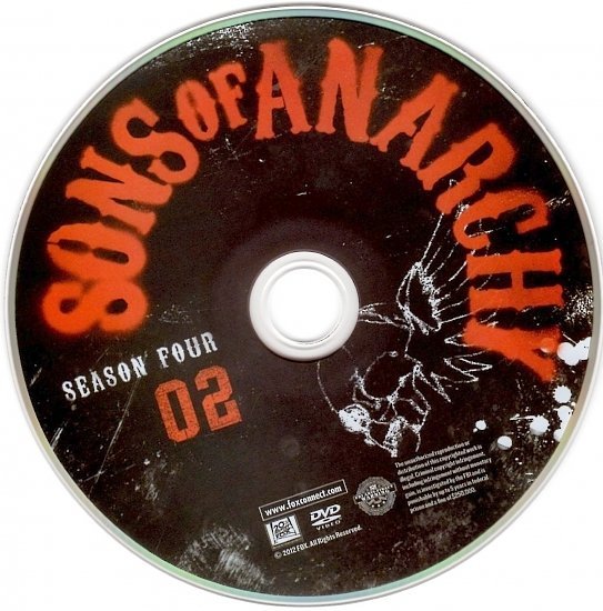 dvd cover Sons of Anarchy: Season 4 WS R1