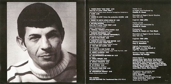 dvd cover Leonard Nimoy - Mr. SpockÂ´s Music From Outer Space (1995)
