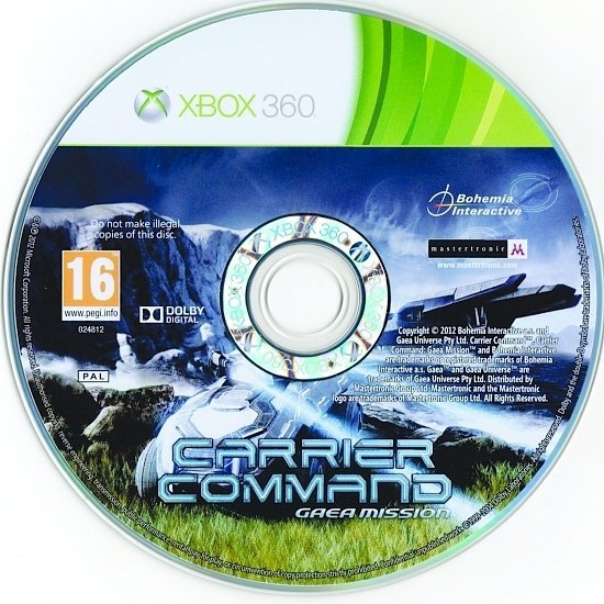 dvd cover Carrier Command: Gaea Mission PAL